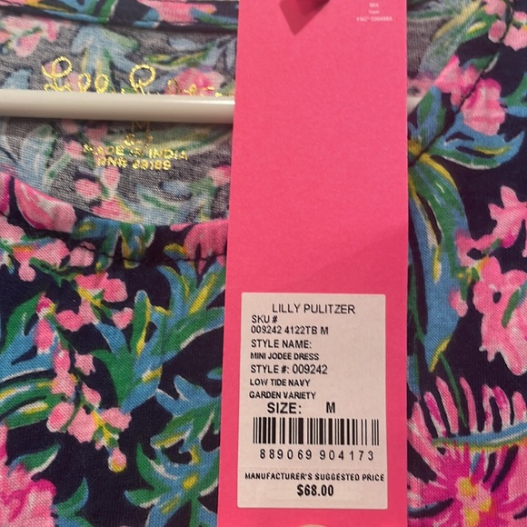 Lilly Pulitzer Mini Jodee Dress size kids M (6-7) NWT - Picture 2 of 2
